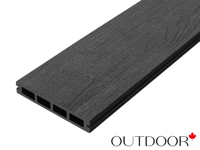 Террасная доска ДПК Outdoor 3D 150*25*4000 мм. NEVADA/CALIFORNIA черная