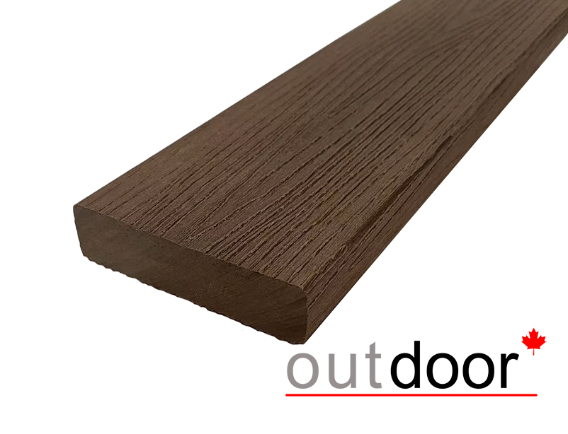 Универсальный профиль ДПК Outdoor 80*20*2500 мм. полнотелый STORM коричневый микс