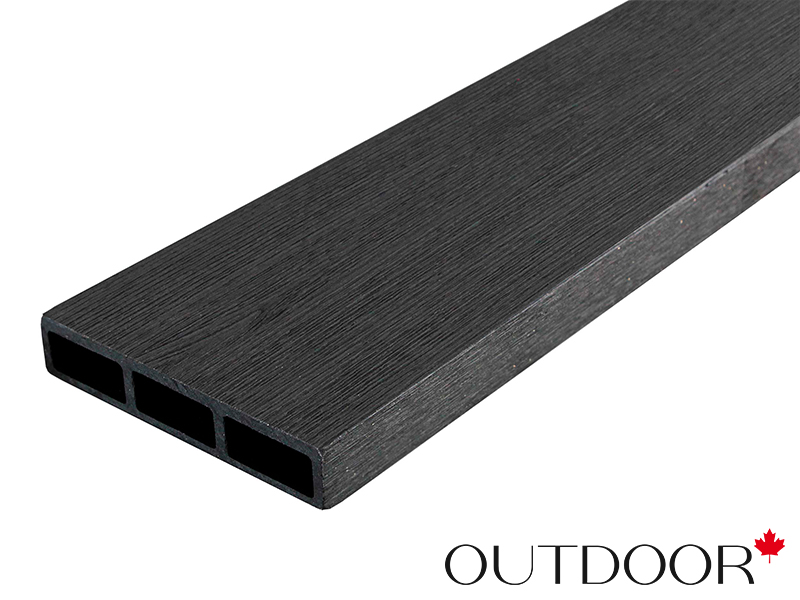 Доска ДПК Outdoor 115*22*4000 мм. STORM BLACK черная