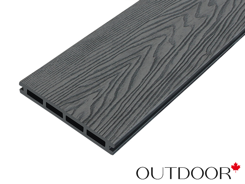 Террасная доска ДПК Outdoor 3D 150*20*4000 мм. HAVANA/вельвет графит