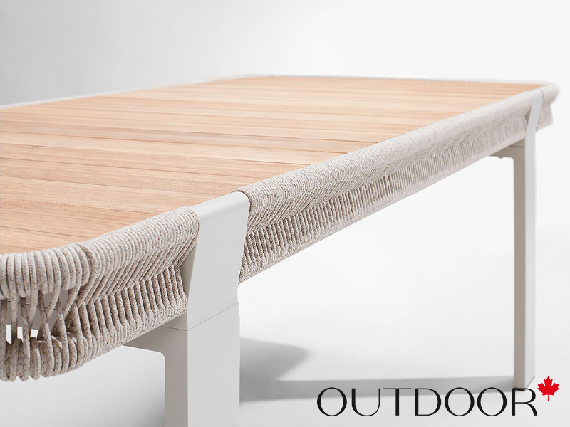 Комплект мебели OUTDOOR Женева (3-местный диван, 2 кресла, кофейный стол), шампань