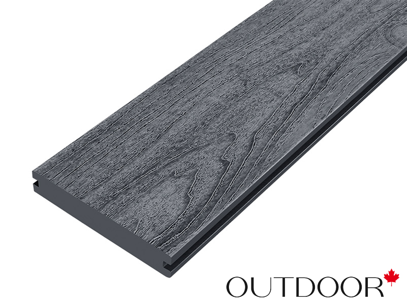 Террасная доска ДПК Outdoor 3D 140*25*3000 мм. полнотелая NEVADA/CALIFORNIA черная