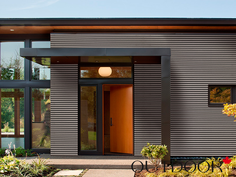 Панель универсальная ДПК Outdoor 3D 220*25*4000 мм. шлифованная серая