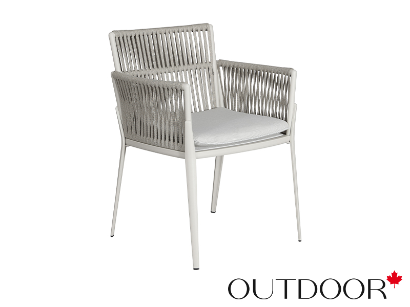 Комплект мебели OUTDOOR Неаполь (стол, 6 стульев), латте