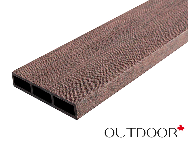 Доска ДПК Outdoor 115*22*4000 мм. STORM BROWN коричневая микс