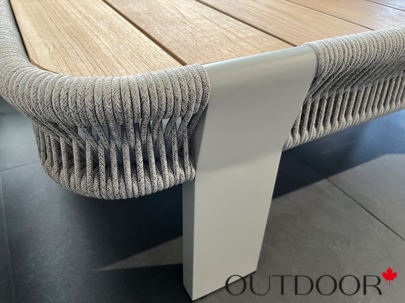 Комплект мебели OUTDOOR Женева (3-местный диван, 2 кресла, кофейный стол), шампань