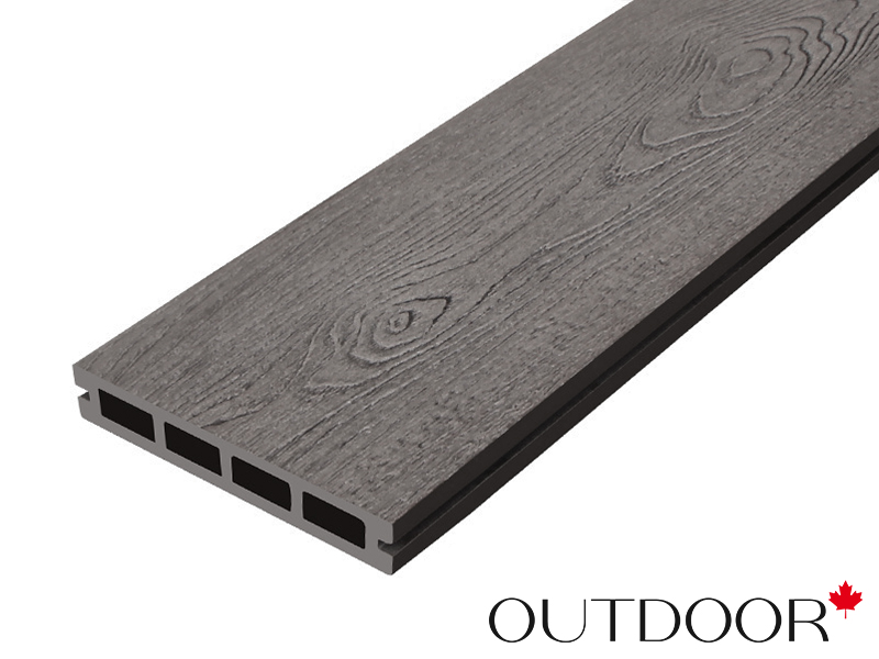 Террасная доска ДПК Outdoor 3D 150*25*3000 мм. NEVADA/CALIFORNIA темно-коричневая