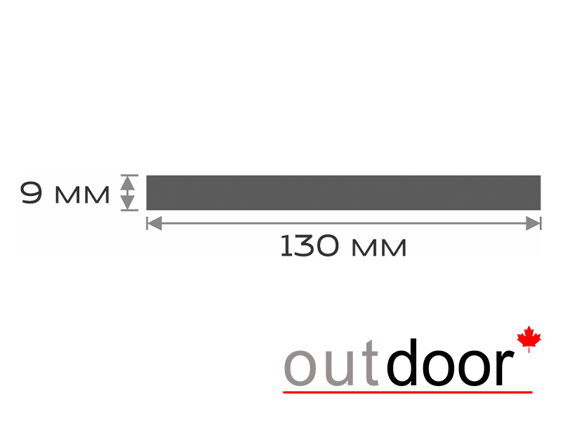 Доска ДПК Outdoor 130*9*4000 мм. полнотелая STORM BROWN коричневая микс