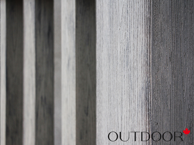 Ограждение из ДПК Outdoor "Классик плюс" 1000*1000 мм. 3D STORM GREY