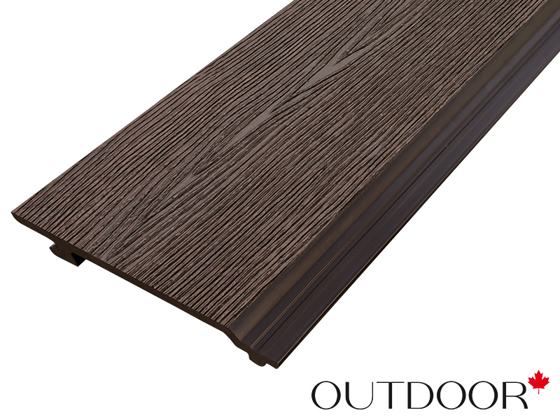 Фасадная доска ДПК Outdoor 3D 156*21*4000 мм. STORM коричневая микс