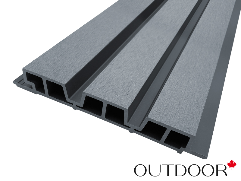 Панель универсальная ДПК Outdoor 3D 233.5*32*4000 мм. шлифованная графит