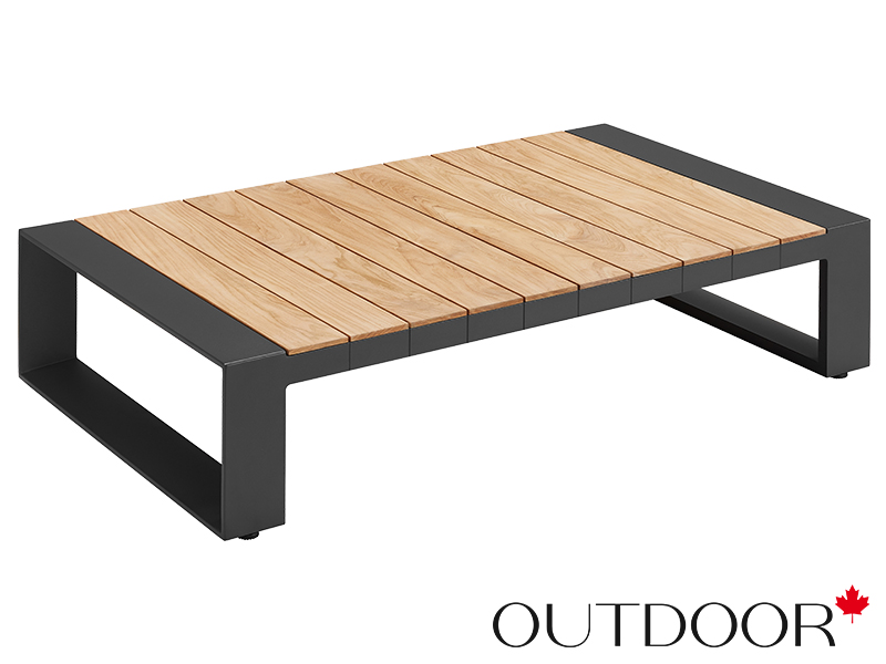 Комплект мебели OUTDOOR Монреаль (3-местный диван, 2 кресла, кофейный стол), черный