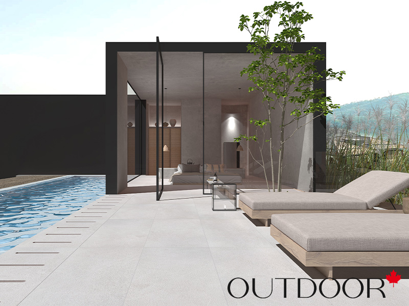 Плитка из керамогранита OUTDOOR TRANI, 600*1200*20мм, ash