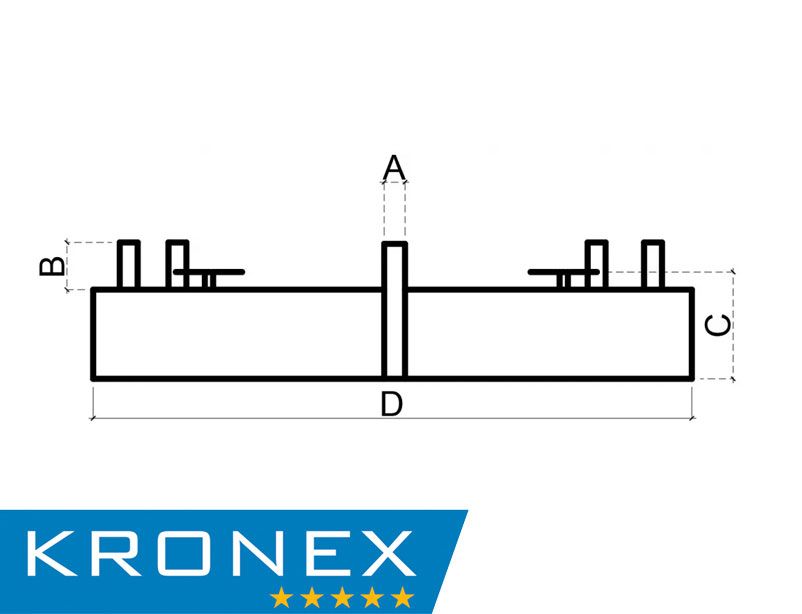 Опора нерегулируемая KRONEX 25 мм
