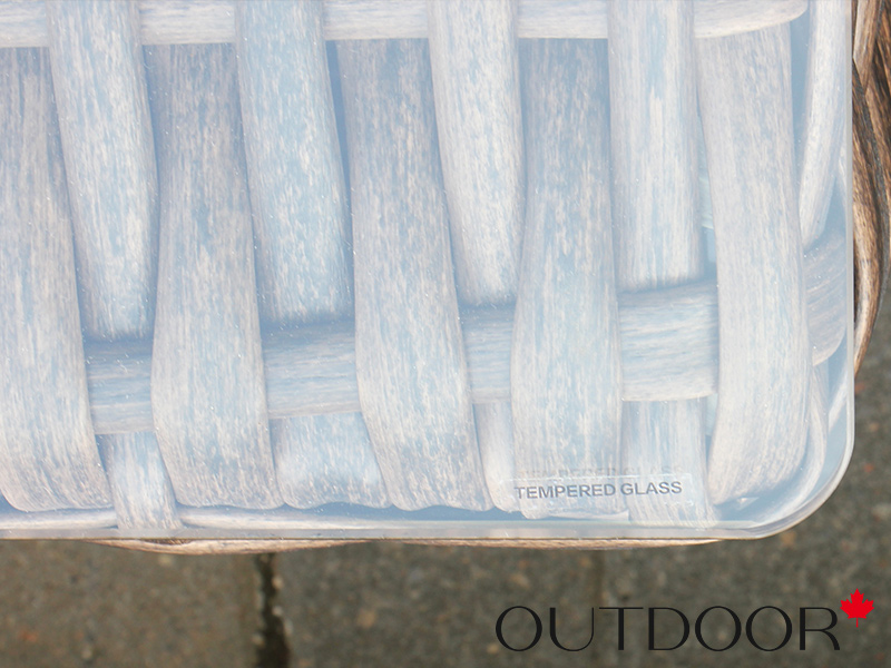 Комплект мебели из ротанга OUTDOOR Санторини (угловой диван, стол), широкое плетение, коричневый