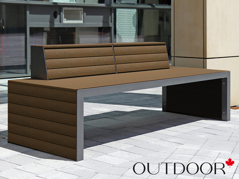 Универсальный профиль ДПК Outdoor 80*20*4000 мм. полнотелый STORM дуб