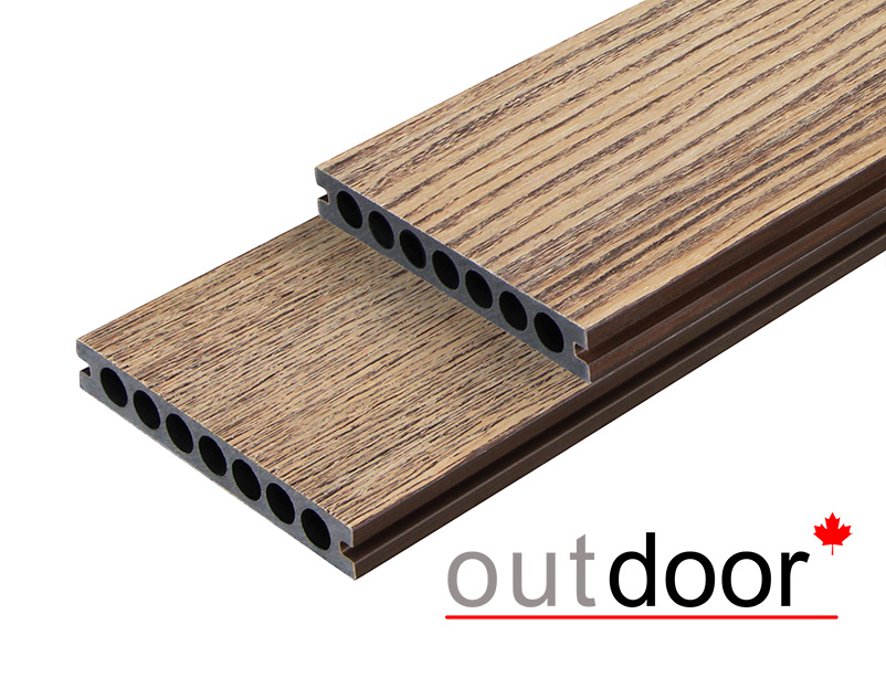 Террасная доска Dual Co-extrusion Outdoor 140*22*3000 мм. NewYork палисандр