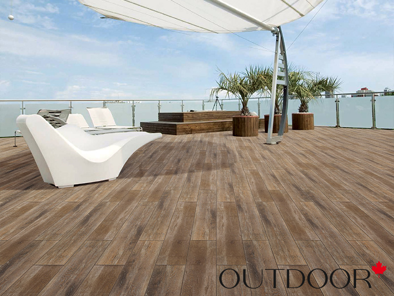 Плитка из керамогранита OUTDOOR SCANDINAVIA, 200*1200*20мм, brown wood