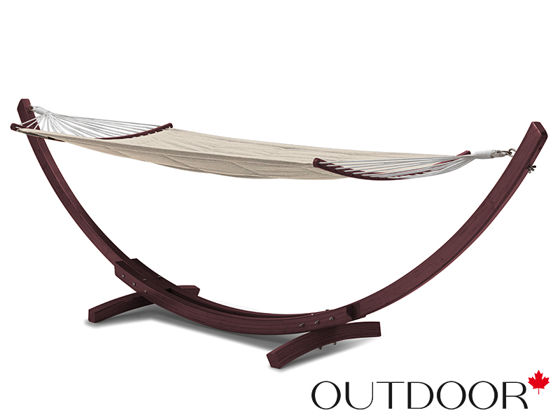 Гамак с каркасом OUTDOOR Эль-Нидо, коричневый