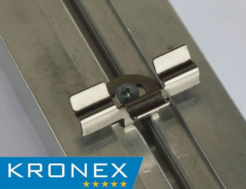 Крепеж промежуточный № 9, сталь, KRONEX (для алюм.лаги KRONEX, FIXAR) (упак/100шт)