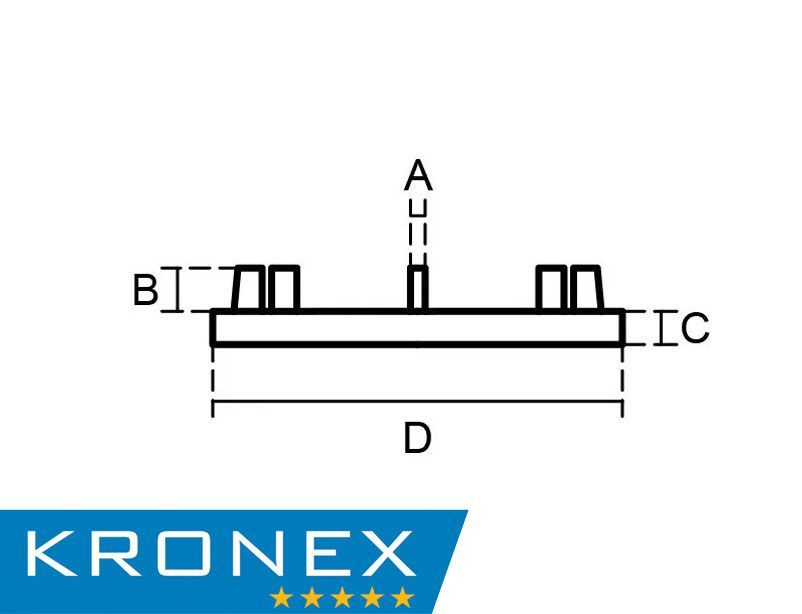 Опора нерегулируемая KRONEX 14 мм