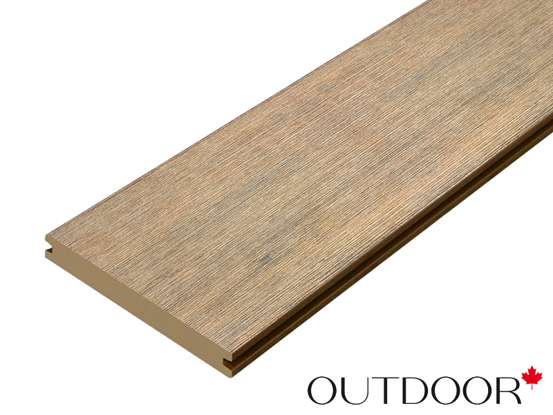 Террасная доска ДПК Outdoor 3D 146*20*3000 мм. полнотелая COUNTRY/вельвет дуб микс