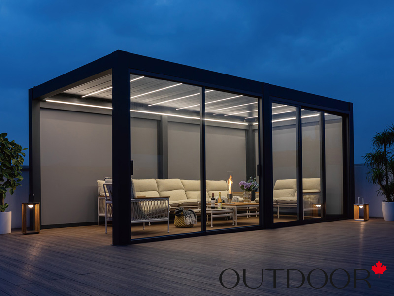 Пергола OUTDOOR 4*6м premium, графит