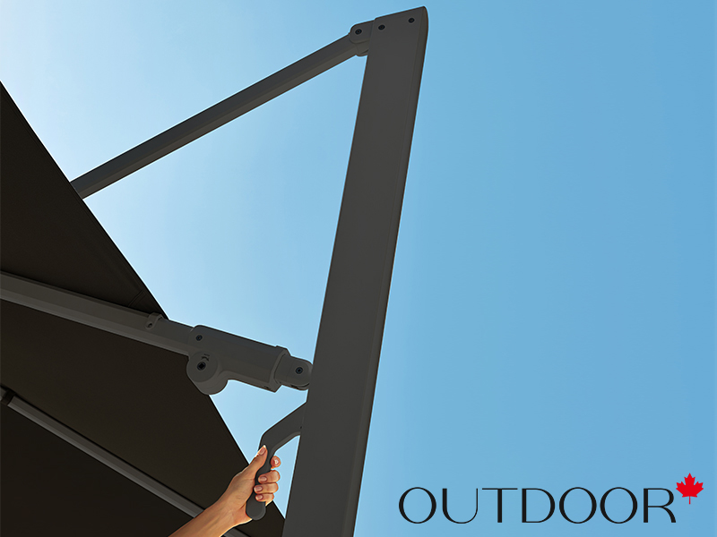 Зонт садовый OUTDOOR Монако, черный