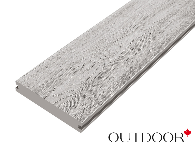 Террасная доска ДПК Outdoor 3D 140*25*3000 мм. полнотелая NEVADA/CALIFORNIA серая