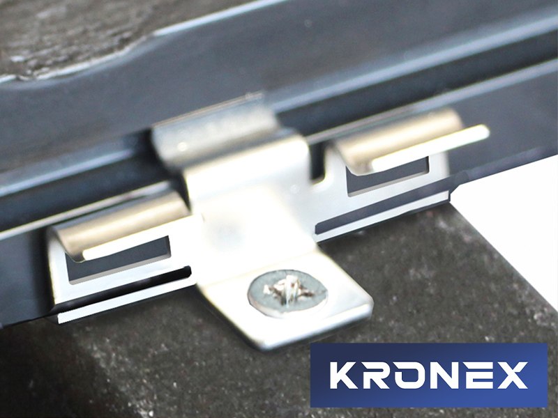 Крепеж промежуточный KRONEX № 7 для каркаса из металлопрофиля и лаги ДПК (упак/100 шт)