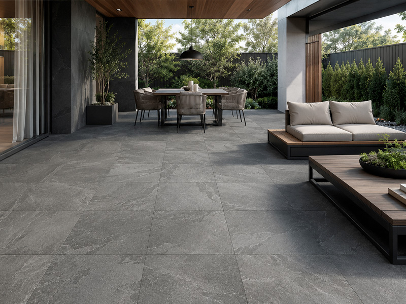 Плитка из керамогранита INDUSTRIAL, 600*600*20мм, space gray