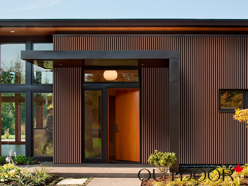 Панель универсальная ДПК Outdoor 3D 220*25*4000 мм. шлифованная мореный дуб