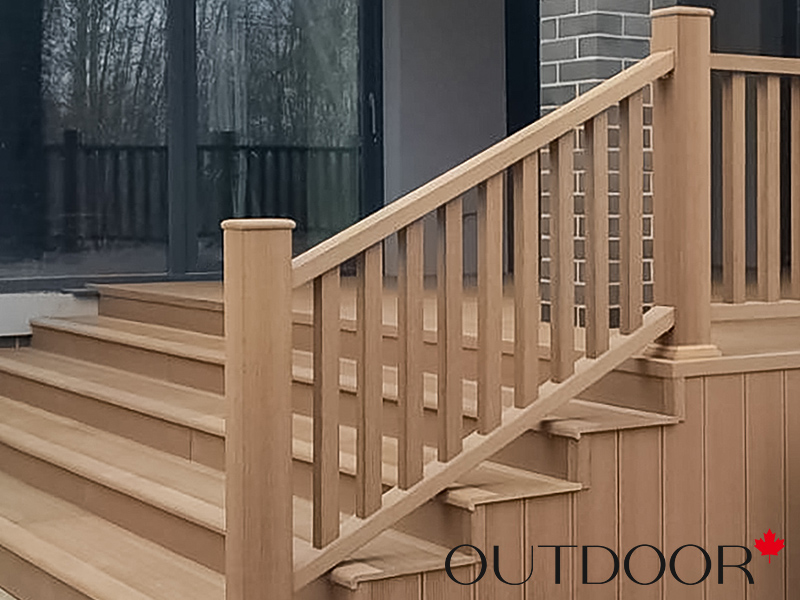 Ограждение из ДПК Outdoor "Классик" 1000*1000 мм. 3D STORM дуб