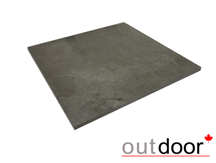 Плитка из керамогранита OUTDOOR, 600*600*20мм, темно-серая ales