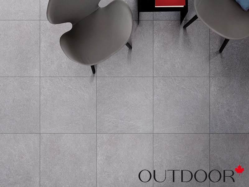 Плитка из керамогранита OUTDOOR TRANI, 600*600*20мм, cinder