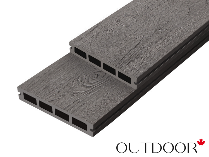 Террасная доска ДПК Outdoor 3D 150*25*3000 мм. NEVADA/CALIFORNIA темно-коричневая