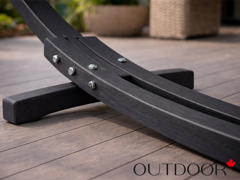 Гамак с каркасом OUTDOOR Эль-Нидо, графит