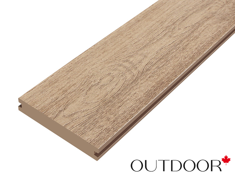 Террасная доска ДПК Outdoor 3D 140*25*3000 мм. полнотелая NEVADA/CALIFORNIA дуб