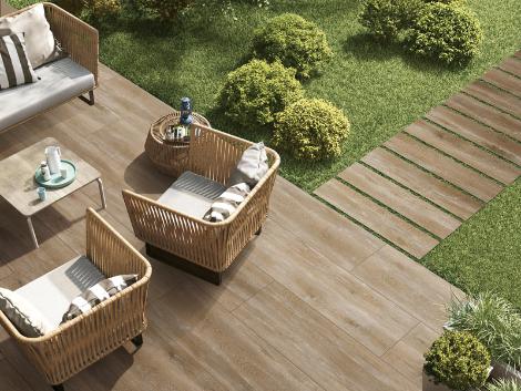 Уличный керамогранит: прочное покрытие для террас и дорожек