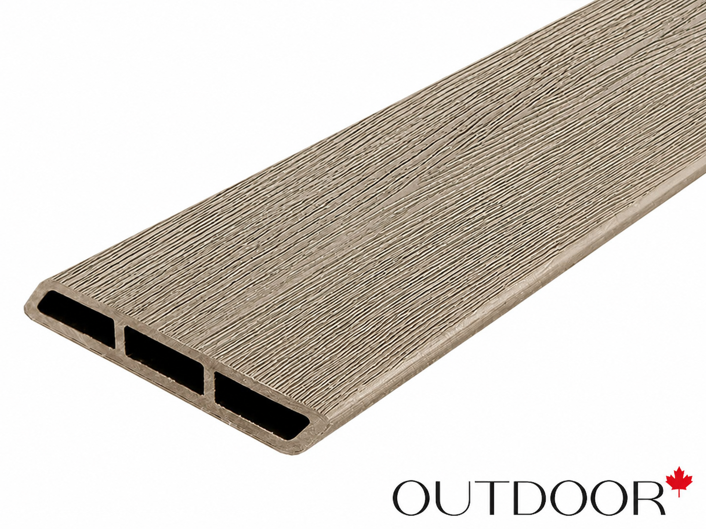 Доска Ромбус ДПК Outdoor 122*22*3000 мм. STORM дуб