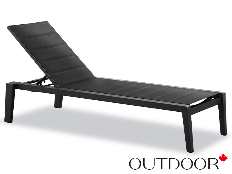 Шезлонг OUTDOOR Борнео, графит