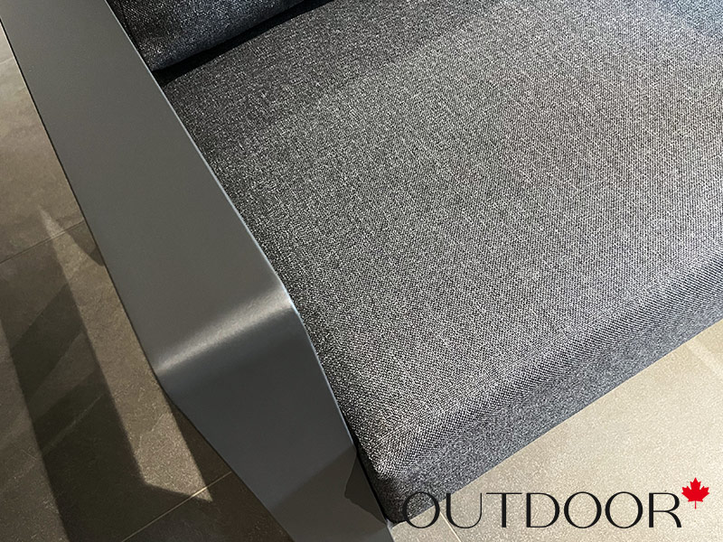 Комплект мебели OUTDOOR Денвер (3-местный диван, 2 кресла, стол), графит