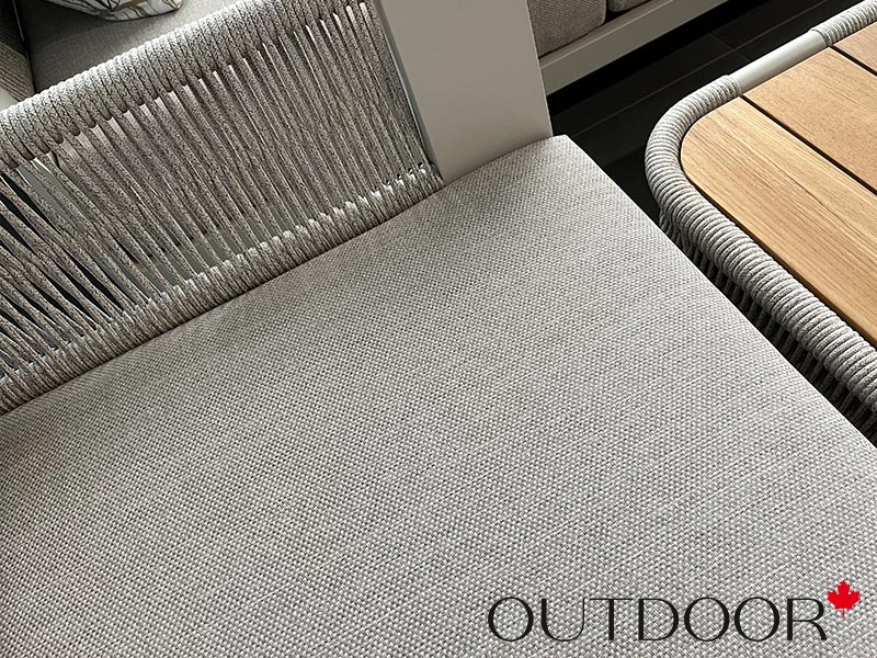 Комплект мебели OUTDOOR Женева (3-местный диван, 2 кресла, кофейный стол), шампань