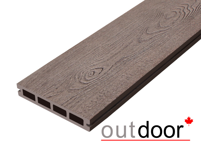 Террасная доска ДПК Outdoor 3D 150*25*2500 мм. NEVADA/CALIFORNIA BROWN коричневая микс
