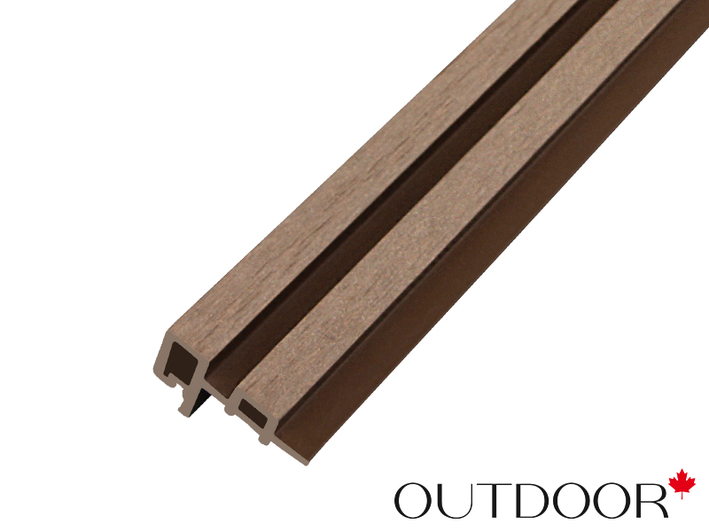 Угловой элемент для панели ДПК Outdoor 85*55*4000 мм. шлифованный дуб