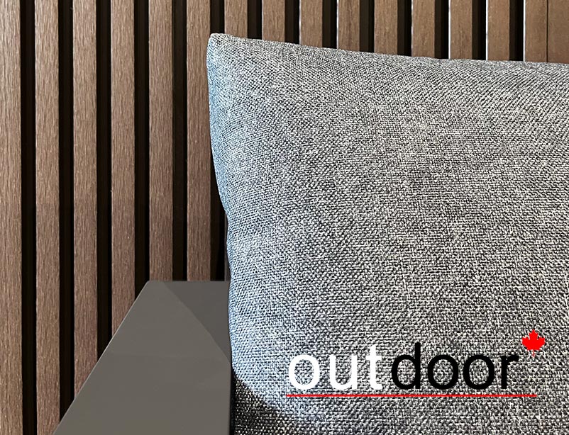 Комплект мебели OUTDOOR Денвер (3-местный диван, 2 кресла, стол), графит