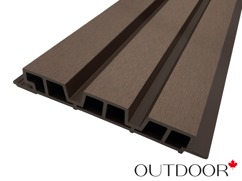 Панель универсальная ДПК Outdoor 3D 233.5*32*4000 мм. шлифованная мореный дуб