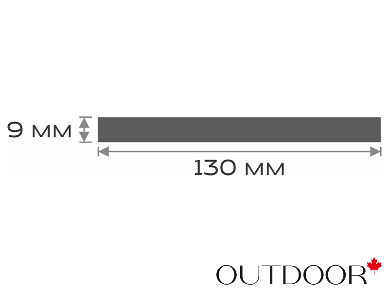 Доска ДПК Outdoor 130*9*4000 мм. полнотелая STORM BLACK черная омбре