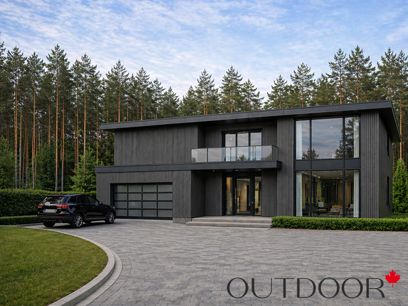 Панель универсальная ДПК Outdoor 3D 233.5*32*4000 мм. шлифованная графит