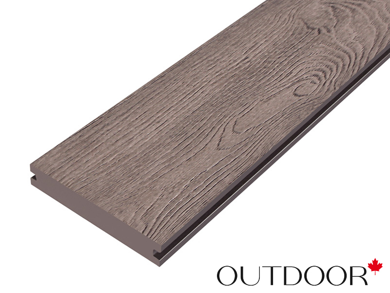 Террасная доска ДПК Outdoor 3D 140*25*3000 мм. полнотелая NEVADA/CALIFORNIA BROWN коричневая микс